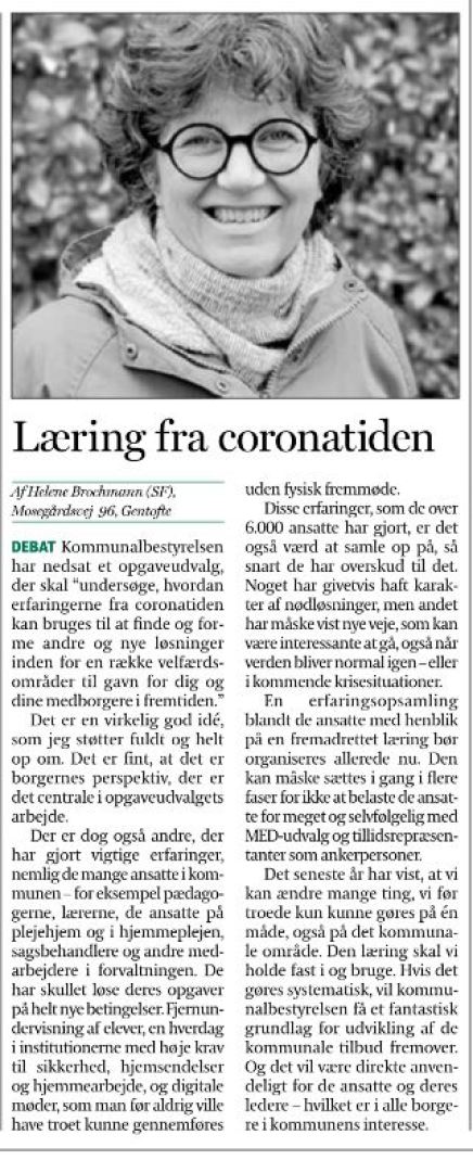 medarbejderindflydelse corona læring